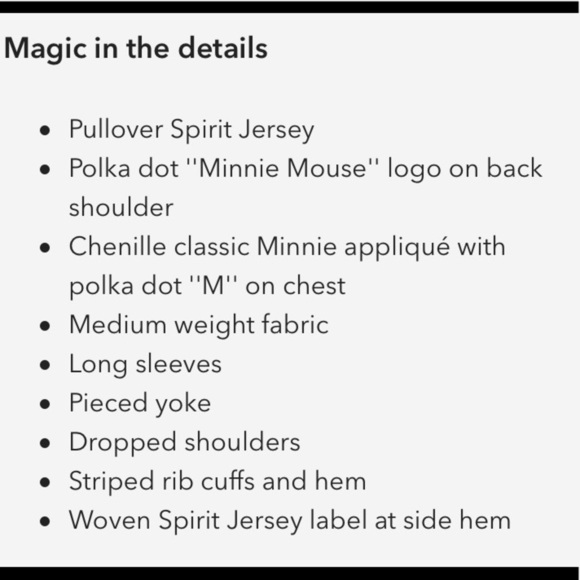 Minnie Mouse Spirit Jersey - Picture 6 of 7